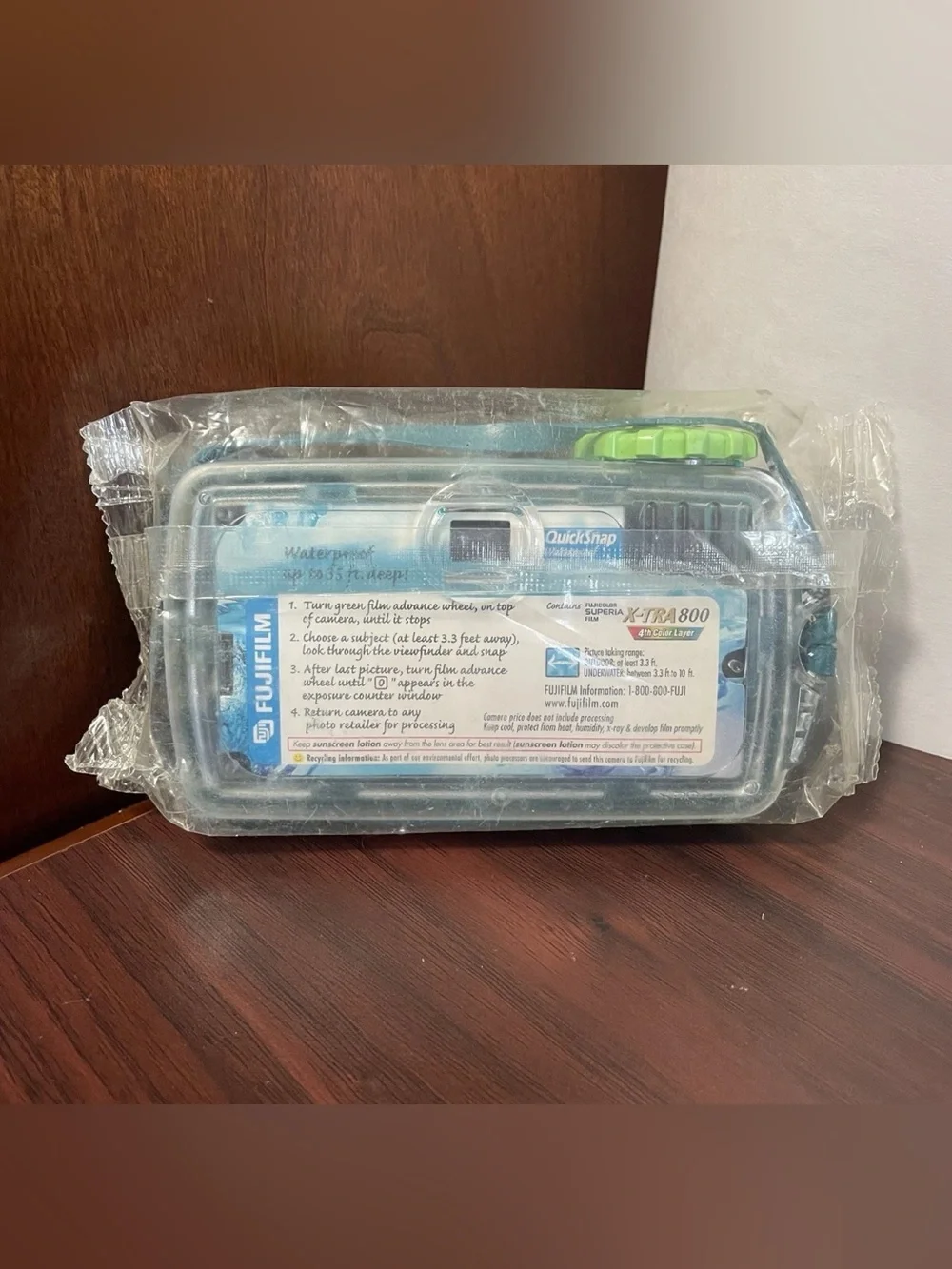 VTG Fujifilm QuickSnap Waterproof Disposable Film Camera, Single Use 35mm Sealed